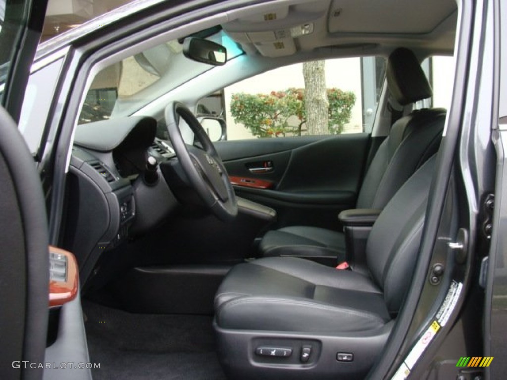 2010 HS 250h Hybrid Premium - Smoky Granite Mica / Black photo #14