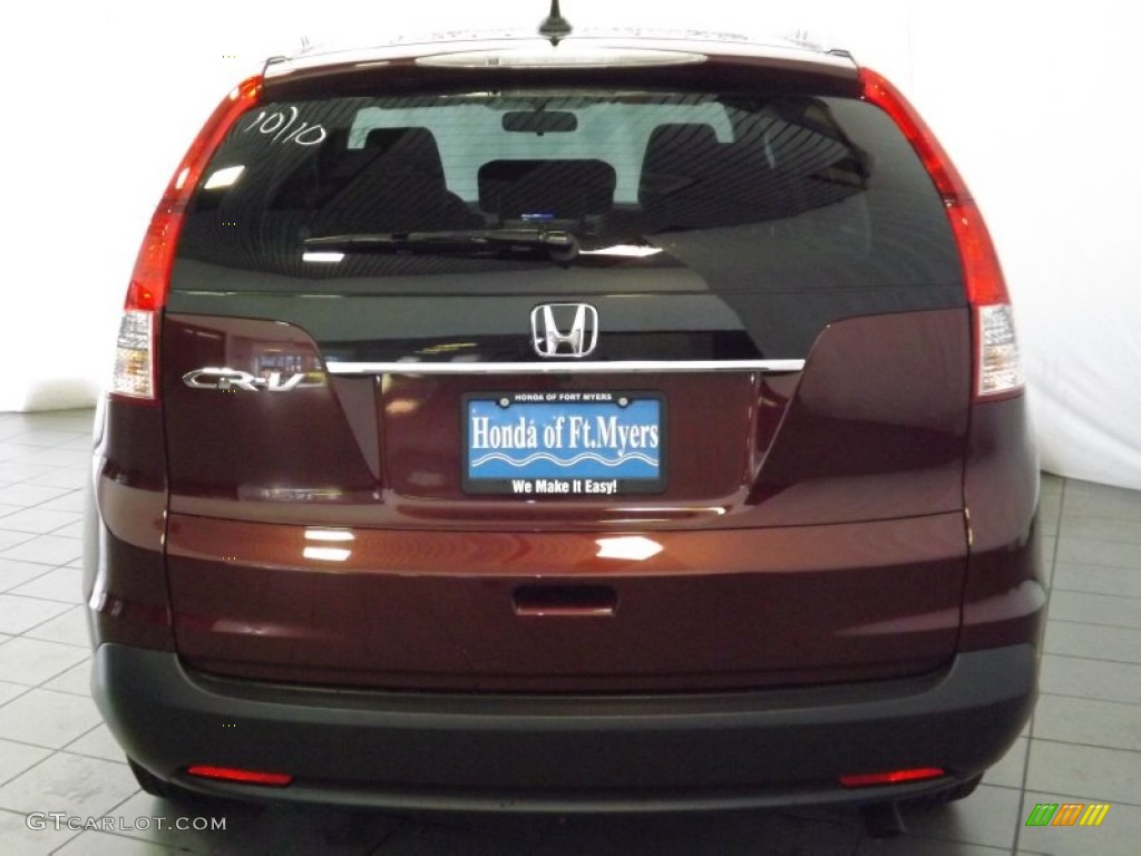 2014 CR-V EX-L - Basque Red Pearl II / Gray photo #7