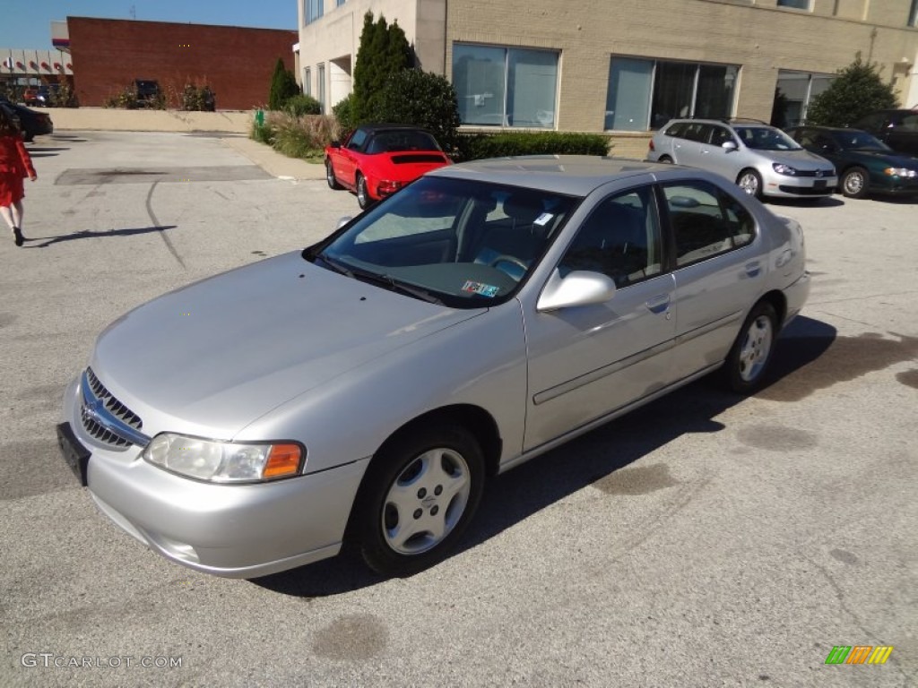 2000 Altima GXE - Platinum Metallic / Dusk Gray photo #7