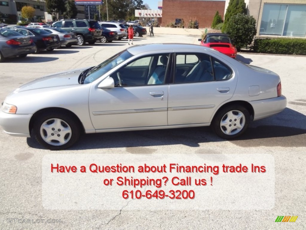 2000 Altima GXE - Platinum Metallic / Dusk Gray photo #8