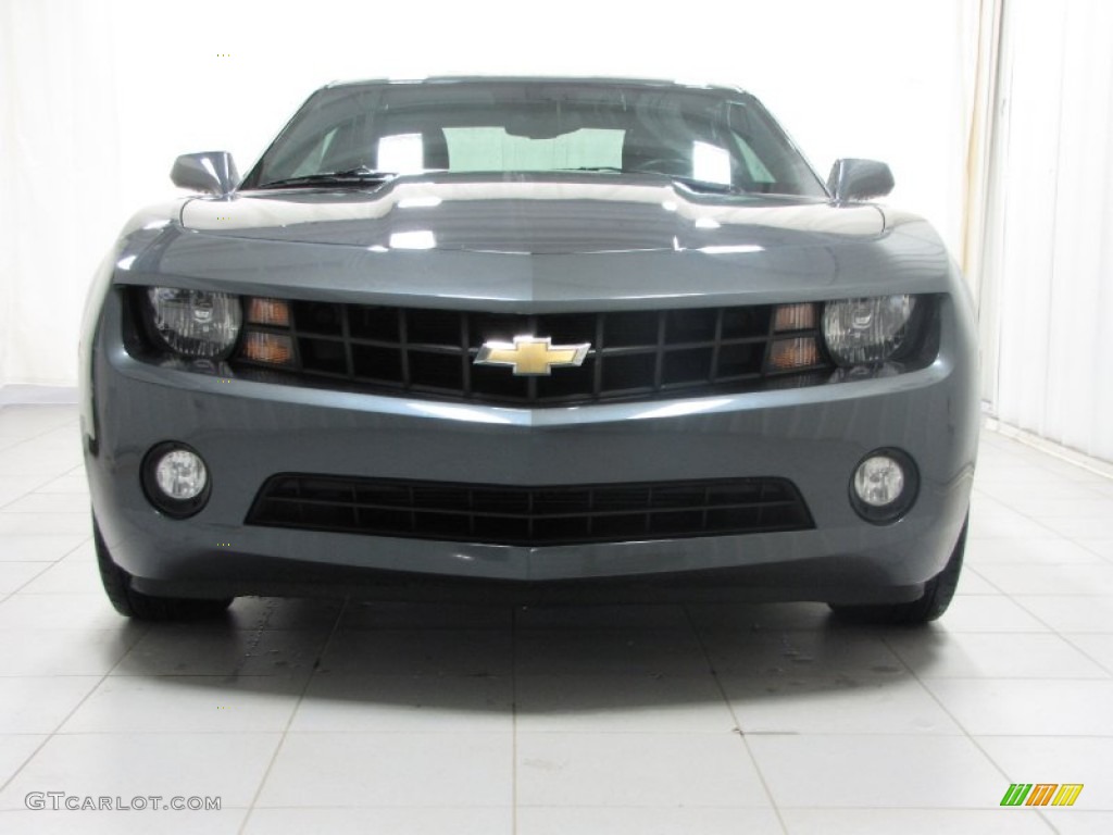 2010 Camaro LT Coupe - Cyber Gray Metallic / Black photo #2