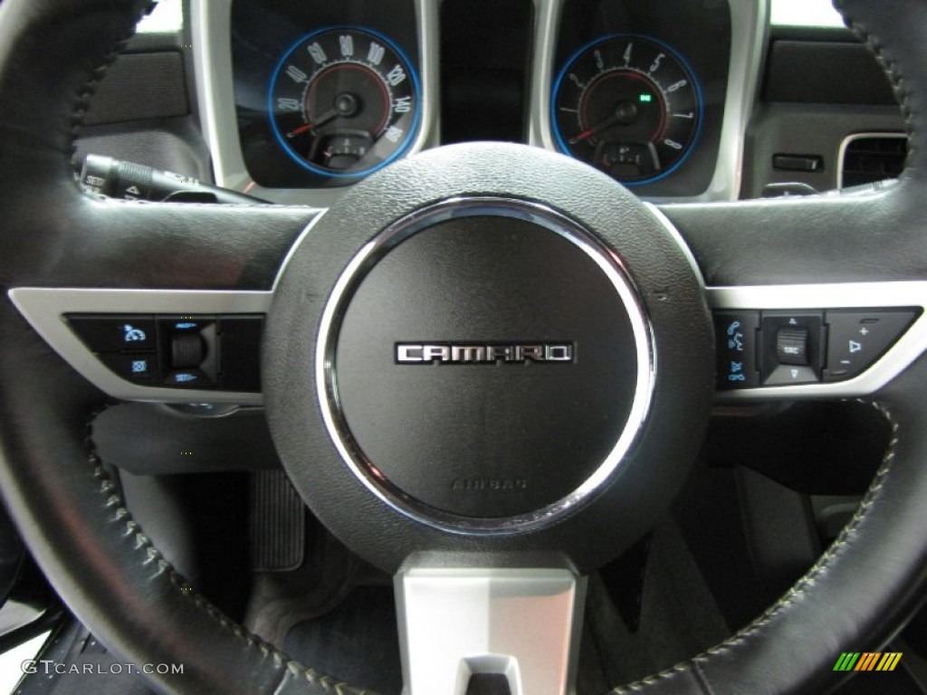 2010 Camaro LT Coupe - Cyber Gray Metallic / Black photo #12