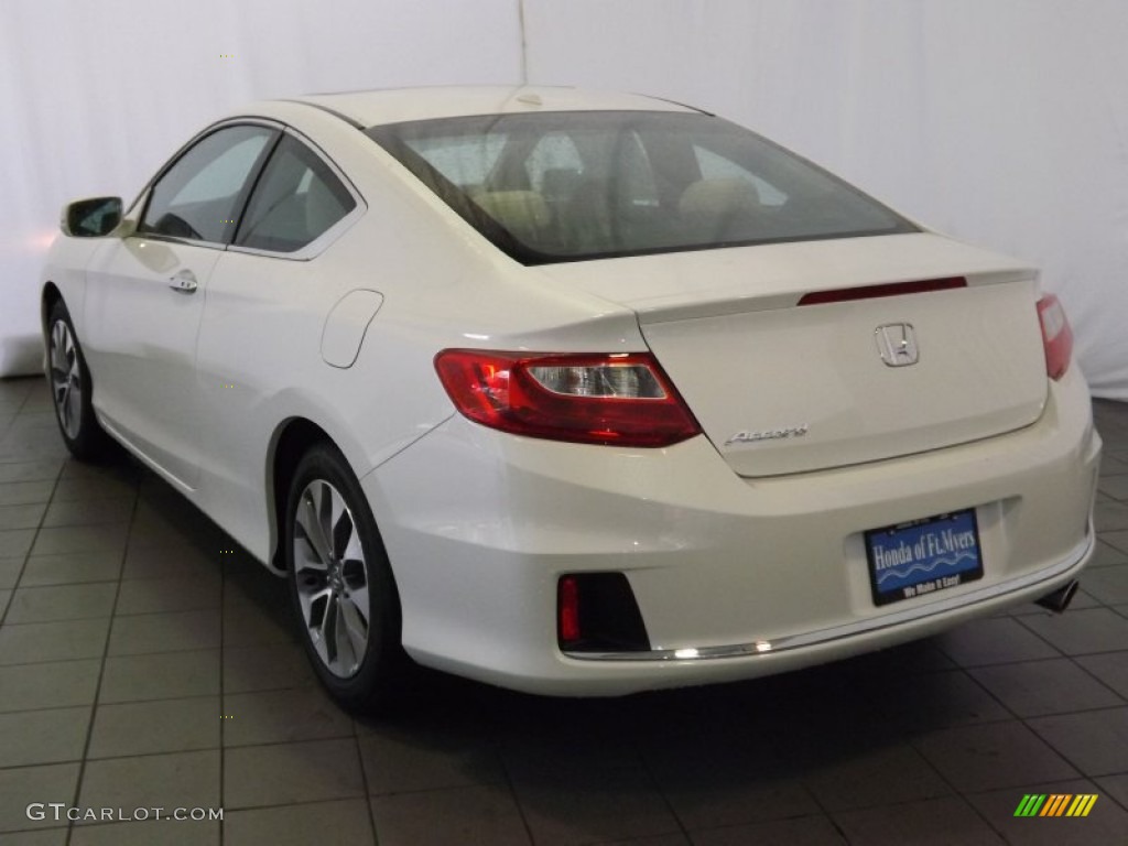 2014 Accord EX-L Coupe - White Orchid Pearl / Ivory photo #7