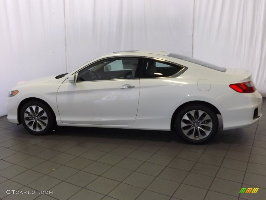 2014 Accord EX-L Coupe - White Orchid Pearl / Ivory photo #9