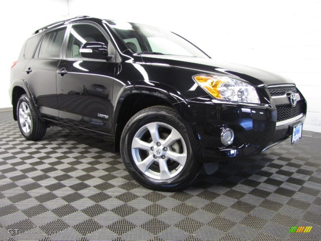 2011 RAV4 Limited 4WD - Black / Ash photo #1