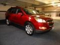 2012 Crystal Red Tintcoat Chevrolet Traverse LT AWD  photo #3