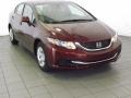 Crimson Red Pearl - Civic LX Sedan Photo No. 1