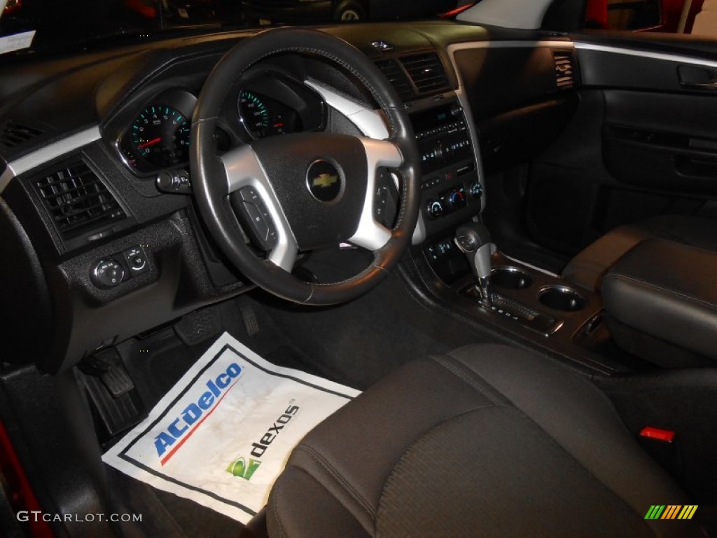 2012 Traverse LT AWD - Crystal Red Tintcoat / Ebony photo #7