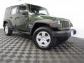 Jeep Green Metallic 2007 Jeep Wrangler Unlimited X 4x4