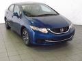 2013 Dyno Blue Pearl Honda Civic EX Sedan  photo #1