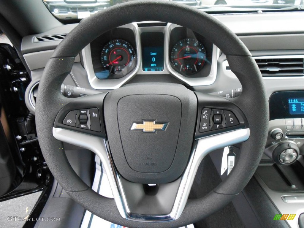 2014 Camaro LS Coupe - Black / Black photo #13