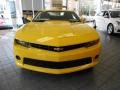 2014 Bright Yellow Chevrolet Camaro LS Coupe  photo #2