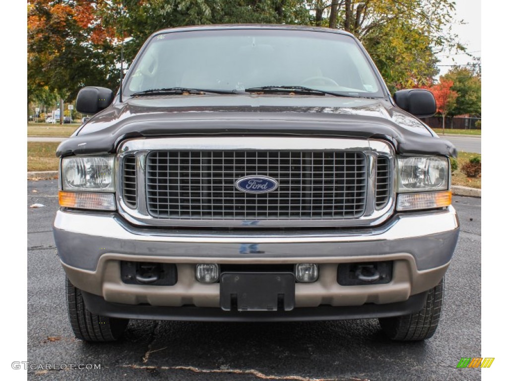 2002 Excursion Limited 4x4 - True Blue Metallic / Medium Parchment photo #2