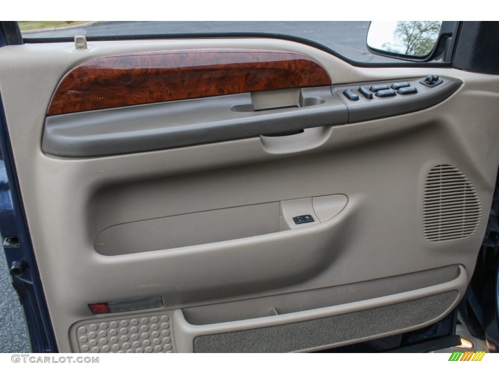 2002 Excursion Limited 4x4 - True Blue Metallic / Medium Parchment photo #11