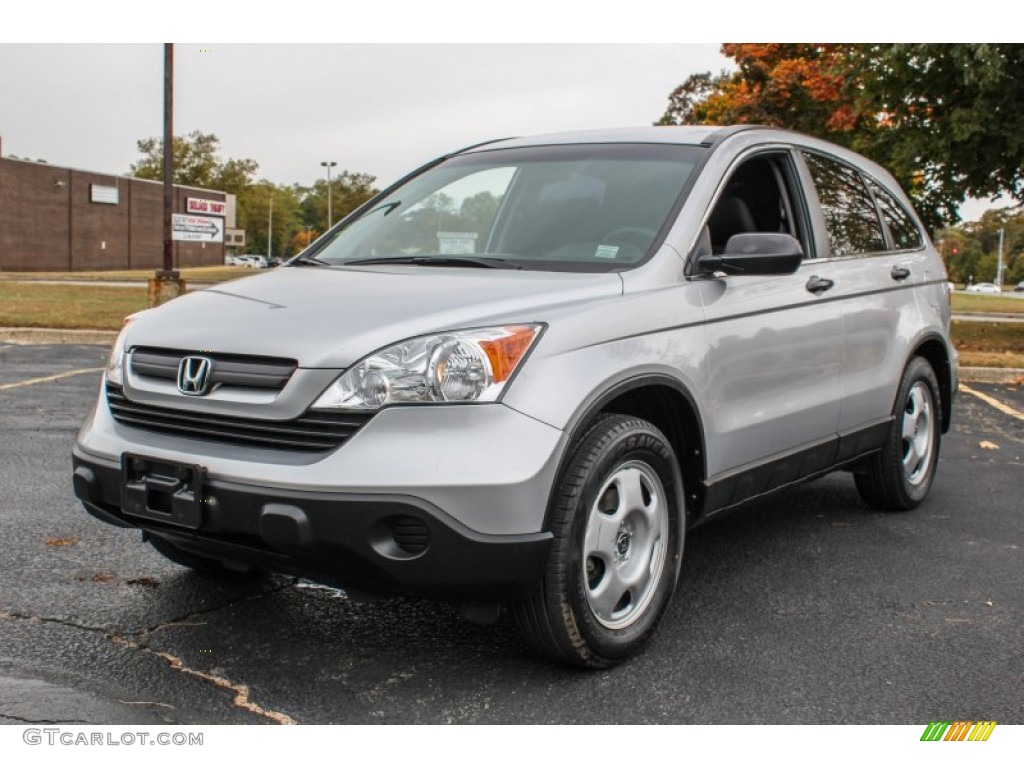 2009 CR-V LX 4WD - Alabaster Silver Metallic / Gray photo #1