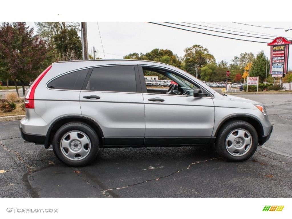 2009 CR-V LX 4WD - Alabaster Silver Metallic / Gray photo #7