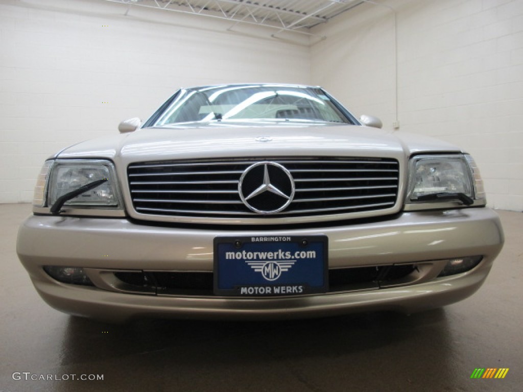 2000 SL 500 Roadster - Desert Silver Metallic / Black photo #3