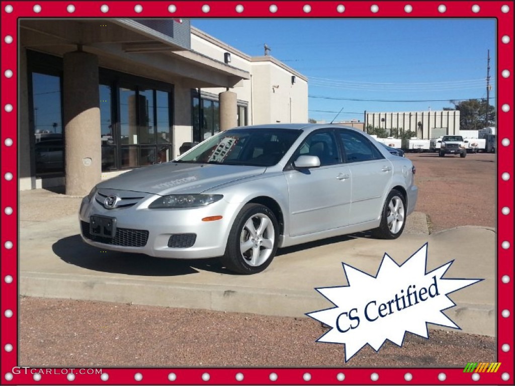 2008 MAZDA6 i Sport Sedan - Silver Metallic / Gray photo #1
