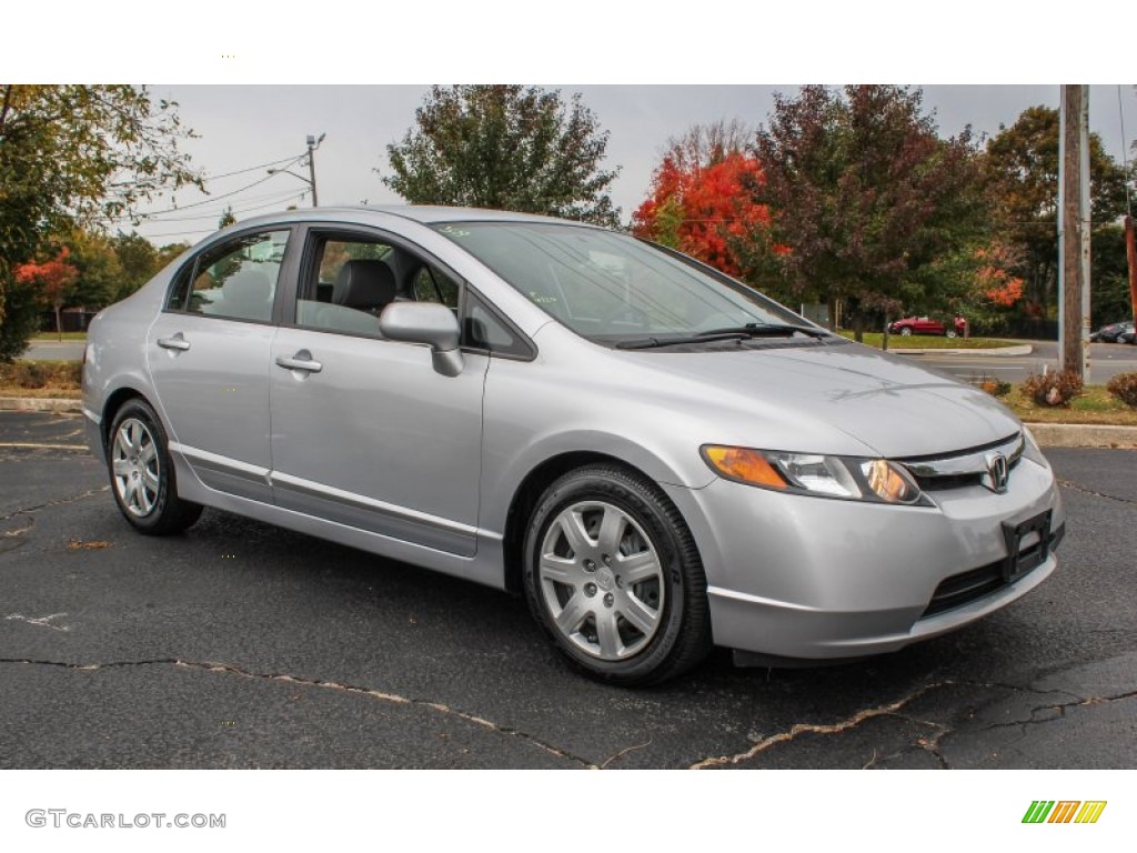 Alabaster Silver Metallic 2008 Honda Civic LX Sedan Exterior Photo #87180402