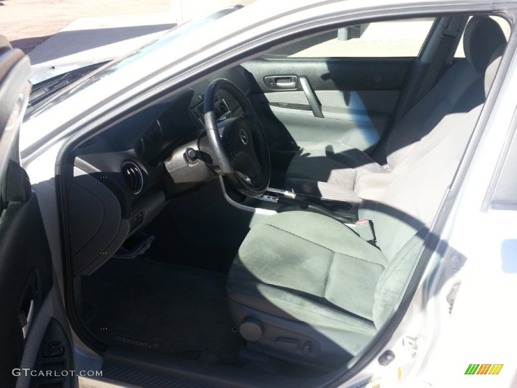 2008 MAZDA6 i Sport Sedan - Silver Metallic / Gray photo #4