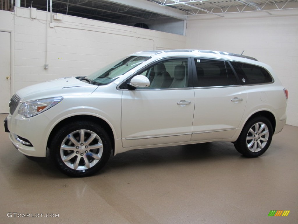 White Diamond Tricoat 2013 Buick Enclave Premium AWD Exterior Photo #87180891