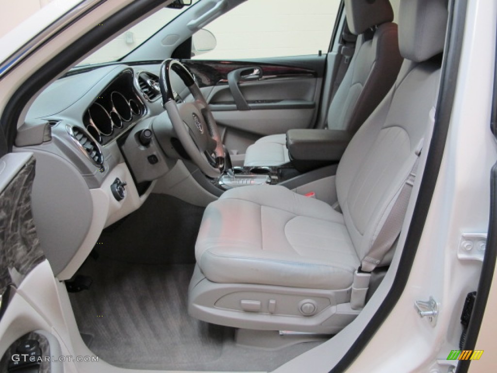 Titanium Leather Interior 2013 Buick Enclave Premium AWD Photo #87180996