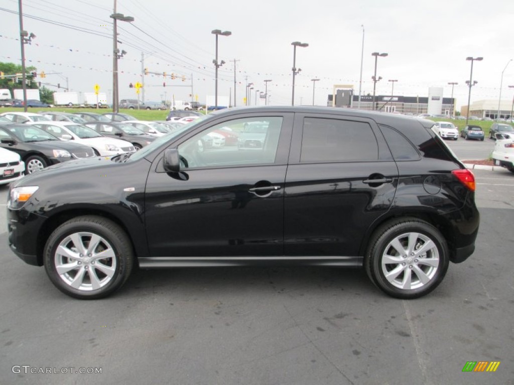 Labrador Black Pearl 2013 Mitsubishi Outlander Sport ES 4WD Exterior Photo #87181323