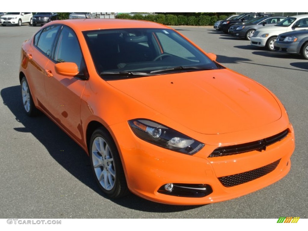 2013 Dart SXT - Header Orange / Black photo #2