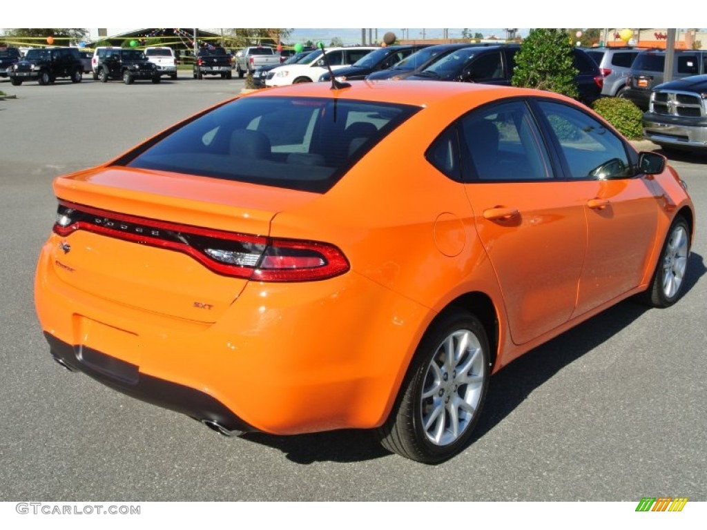 2013 Dart SXT - Header Orange / Black photo #5