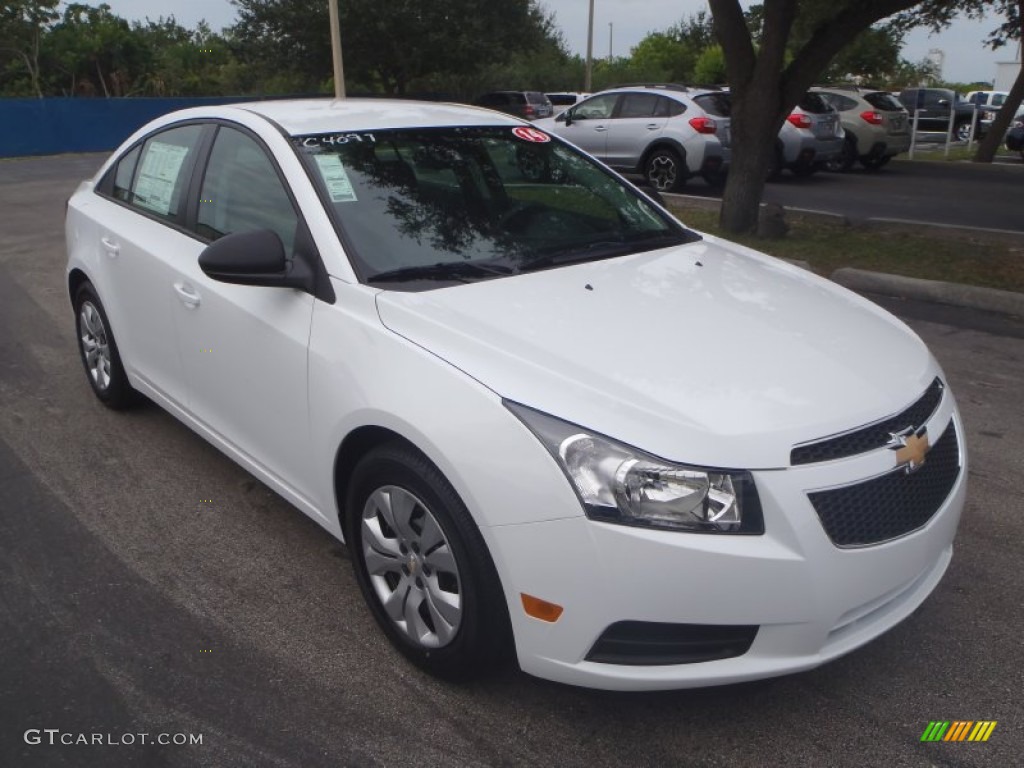 2014 Cruze LS - Summit White / Jet Black/Medium Titanium photo #1