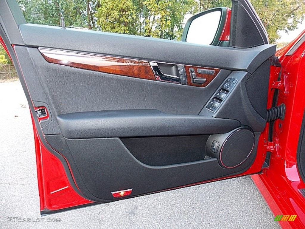 2009 Mercedes-Benz C 300 4Matic Sport Black Door Panel Photo #87184173