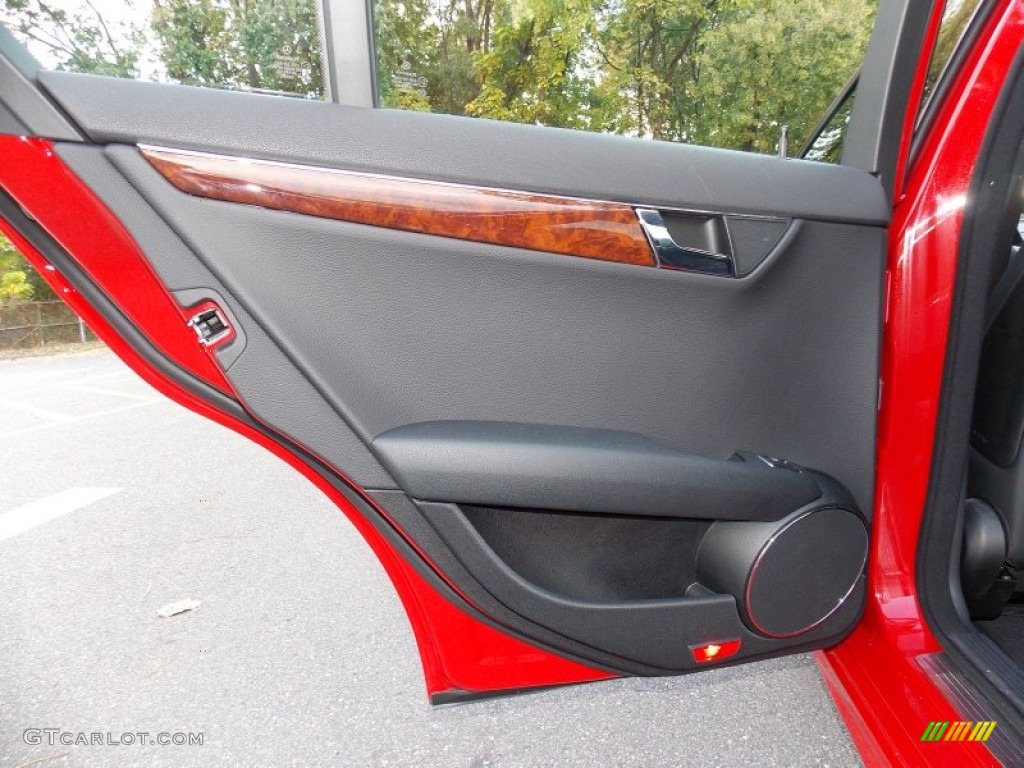2009 Mercedes-Benz C 300 4Matic Sport Black Door Panel Photo #87184338