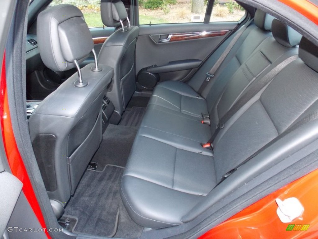 Black Interior 2009 Mercedes-Benz C 300 4Matic Sport Photo #87184389