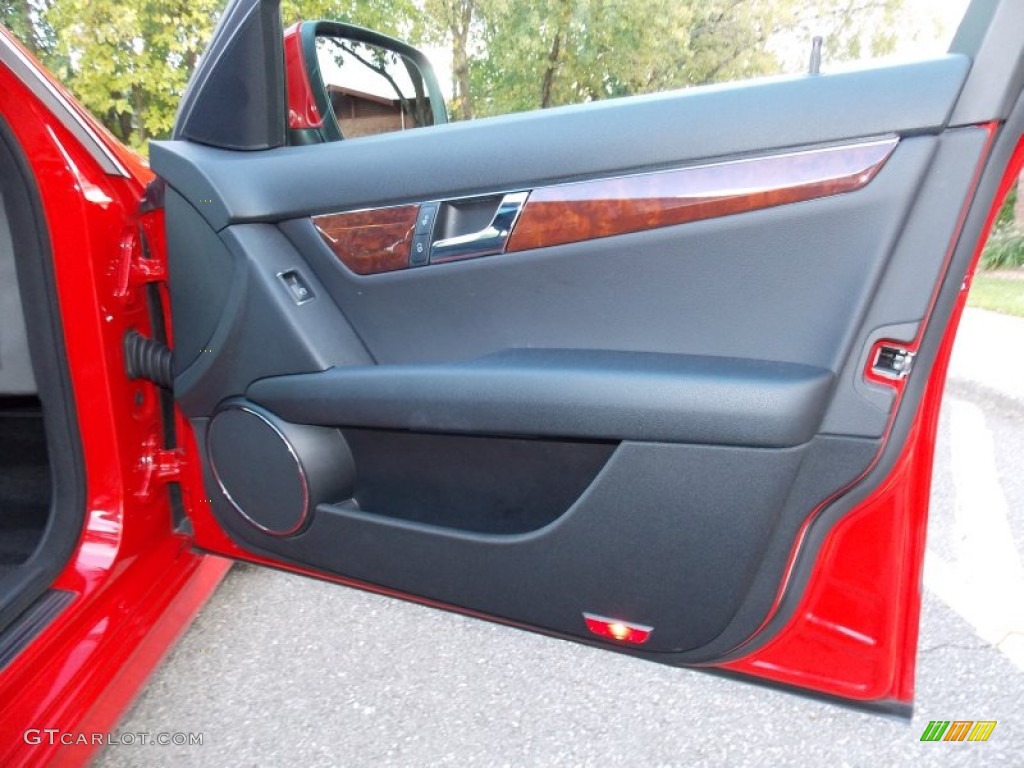 2009 Mercedes-Benz C 300 4Matic Sport Black Door Panel Photo #87184416