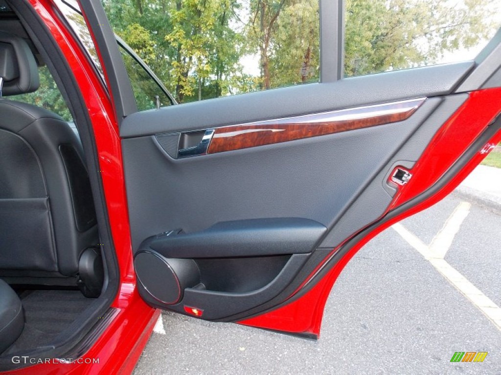 2009 Mercedes-Benz C 300 4Matic Sport Black Door Panel Photo #87184494