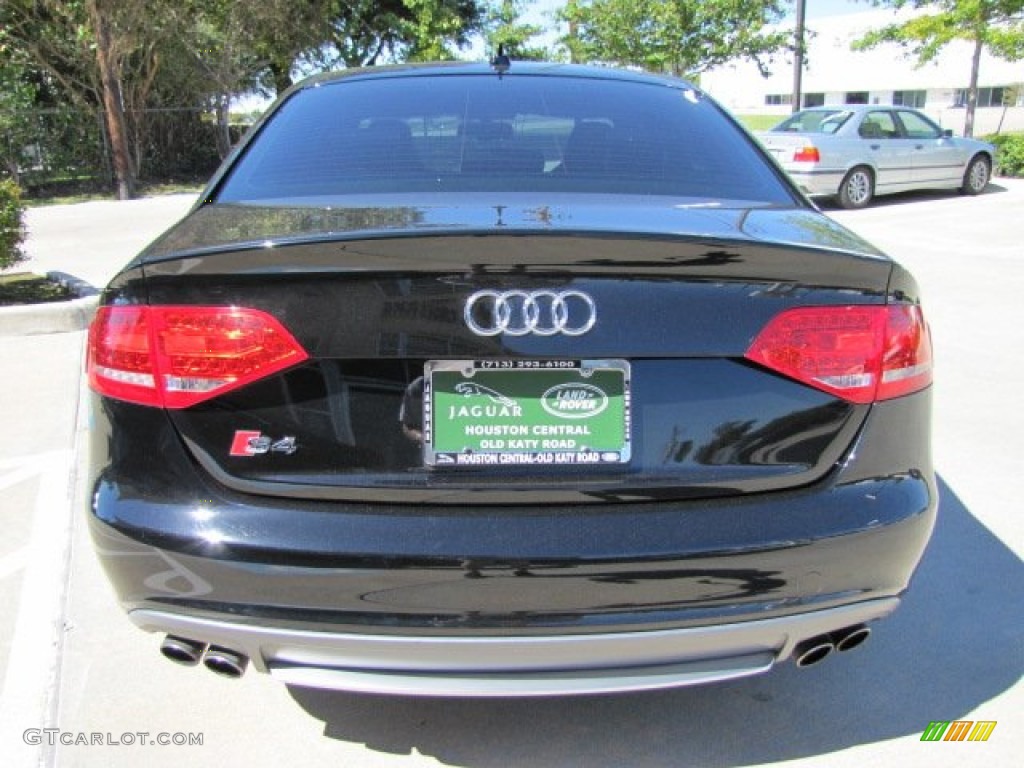 2010 S4 3.0 quattro Sedan - Brilliant Black / Black/Silver photo #9