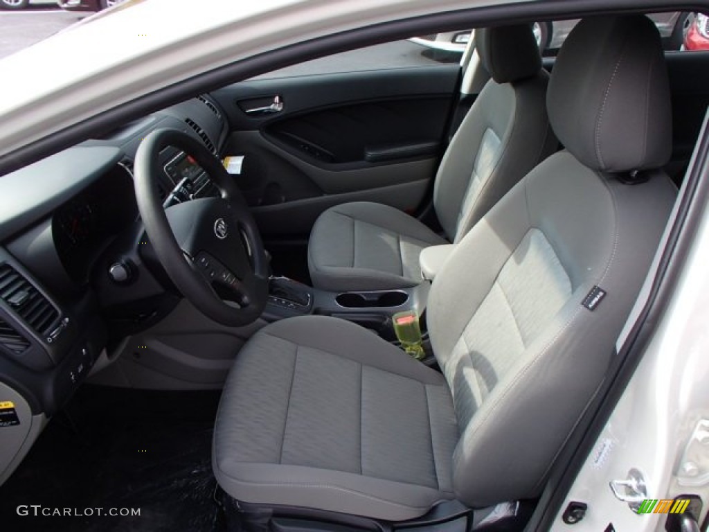Gray Interior 2014 Kia Forte LX Photo #87185307