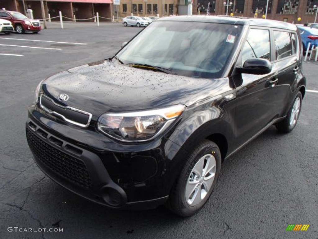 Shadow Black 2014 Kia Soul 1.6 Exterior Photo #87185631