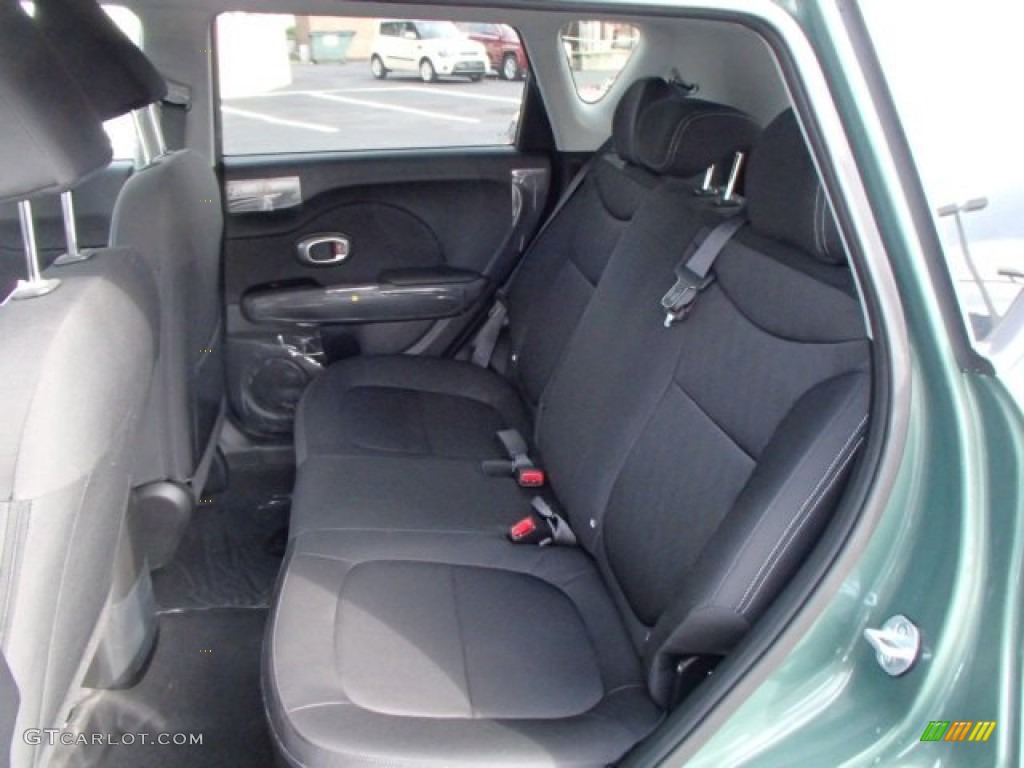 Black Diamond Woven Cloth Interior 2014 Kia Soul 1.6 Photo #87186308