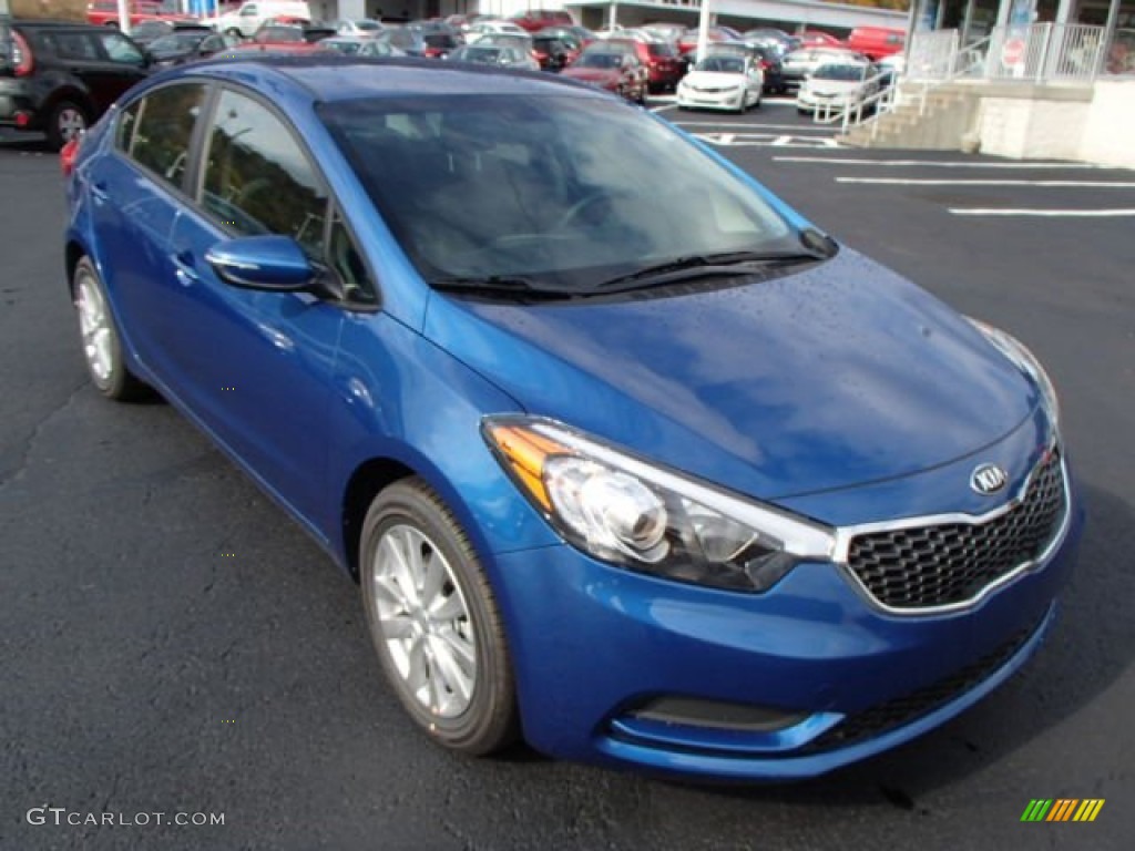2014 Forte LX - Abyss Blue / Black photo #2