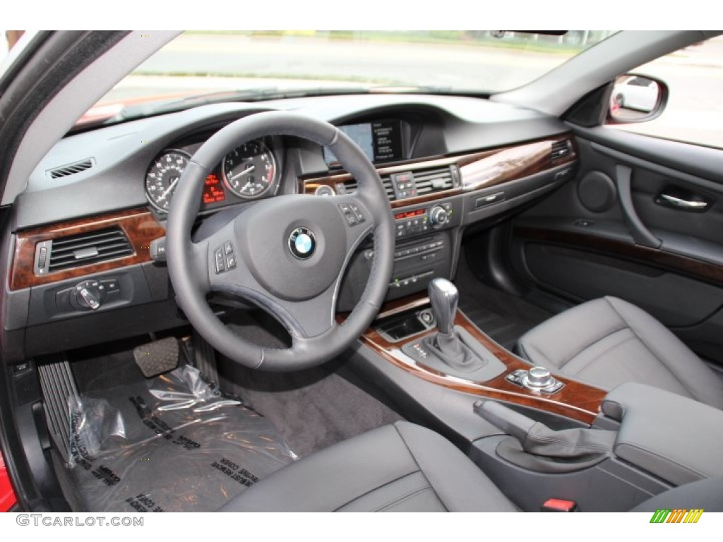 Black Interior 2013 BMW 3 Series 335i xDrive Coupe Photo #87187440