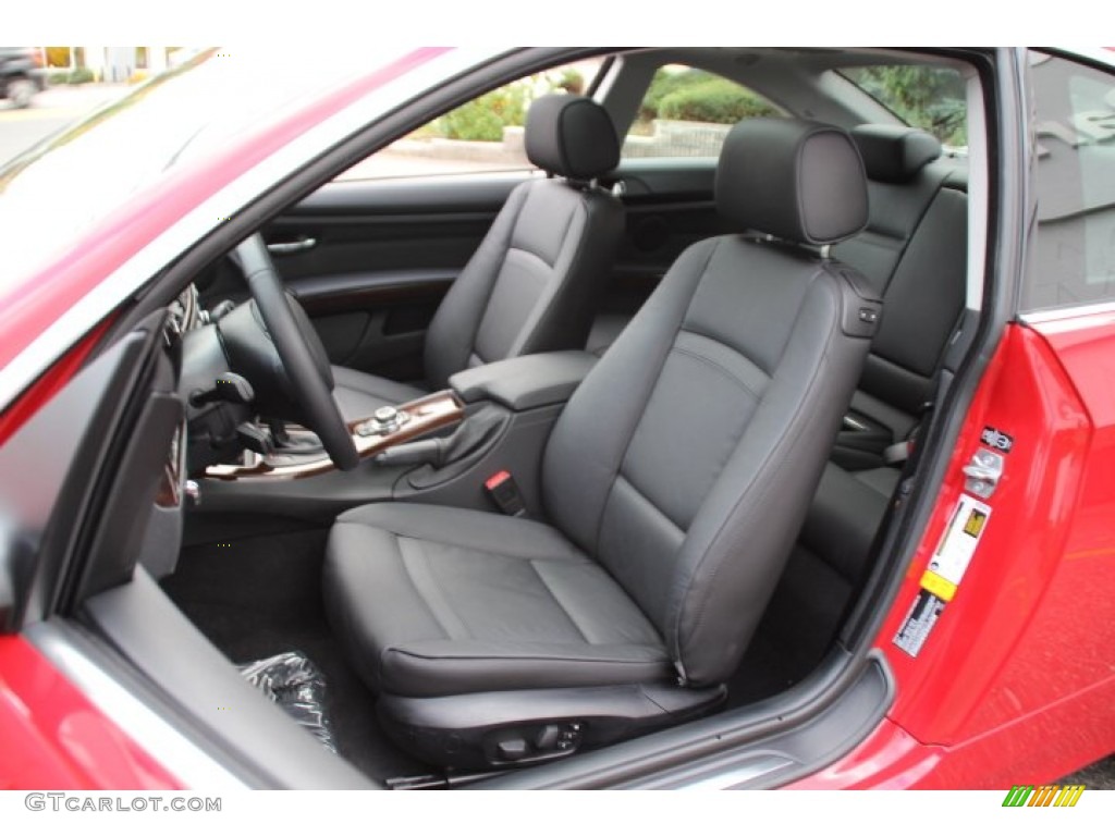 Black Interior 2013 BMW 3 Series 335i xDrive Coupe Photo #87187485