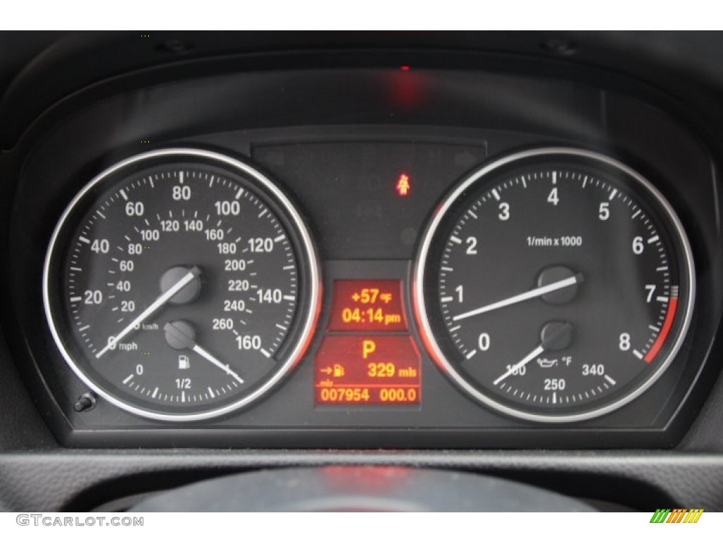 2013 BMW 3 Series 335i xDrive Coupe Gauges Photo #87187635