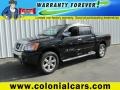 2009 Galaxy Black Nissan Titan XE Crew Cab 4x4  photo #1