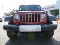 2007 Red Rock Crystal Pearl Jeep Wrangler Unlimited X 4x4  photo #2