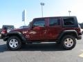 2007 Red Rock Crystal Pearl Jeep Wrangler Unlimited X 4x4  photo #4