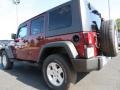 2007 Red Rock Crystal Pearl Jeep Wrangler Unlimited X 4x4  photo #5