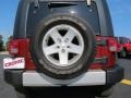 2007 Red Rock Crystal Pearl Jeep Wrangler Unlimited X 4x4  photo #6