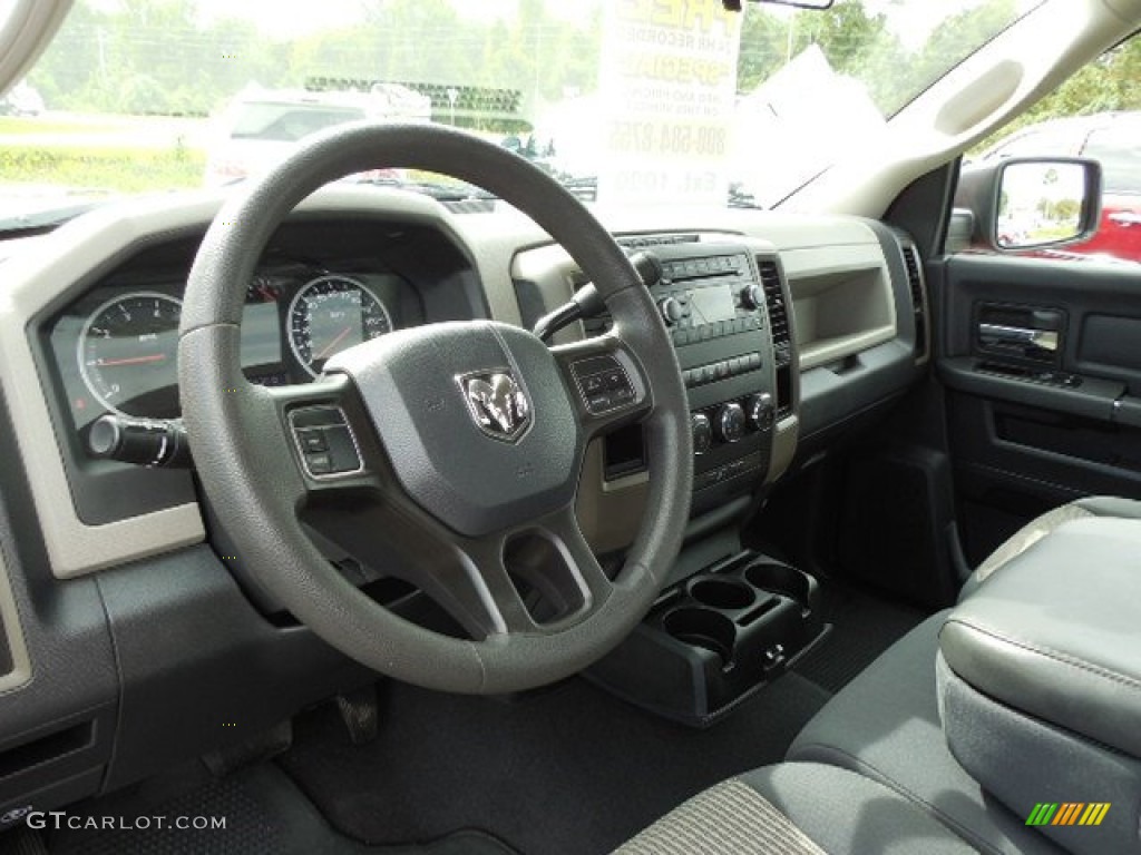 2012 Ram 1500 ST Regular Cab - Flame Red / Dark Slate Gray/Medium Graystone photo #5