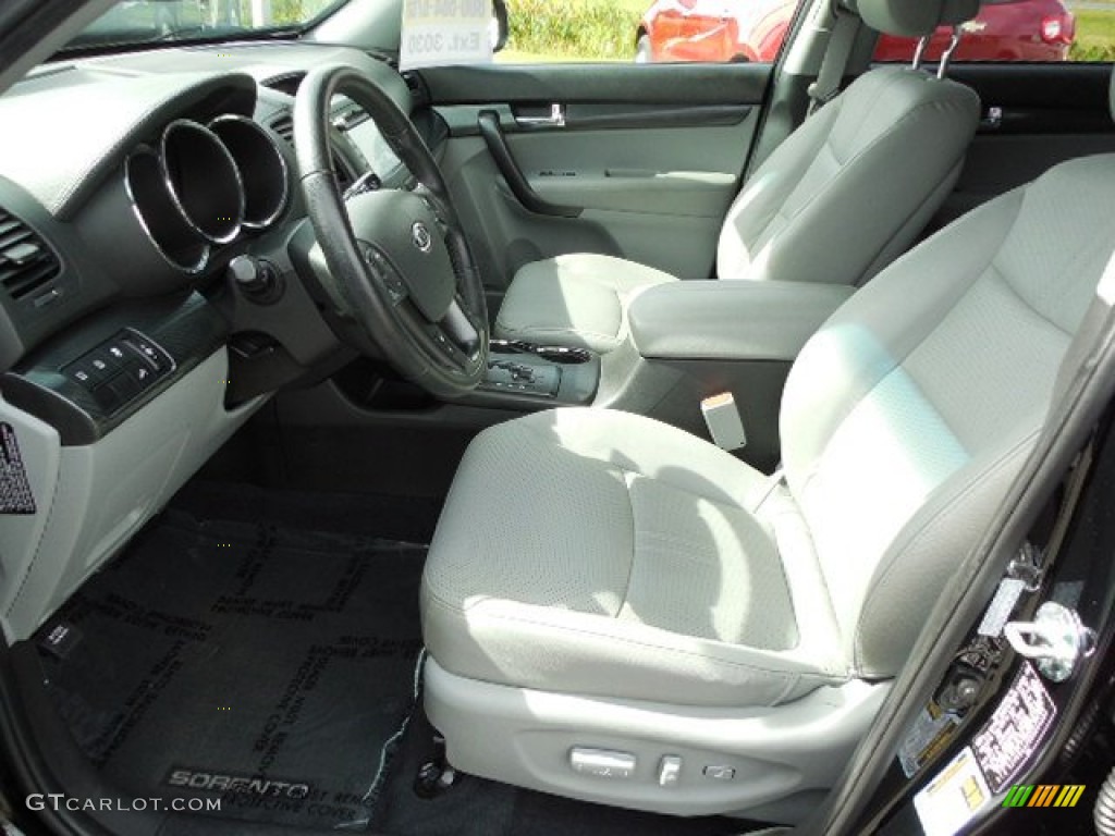 2011 Sorento SX V6 - Ebony Black / Gray photo #4